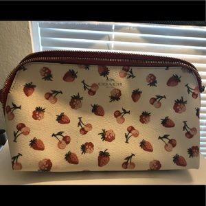 Coach makeup bag